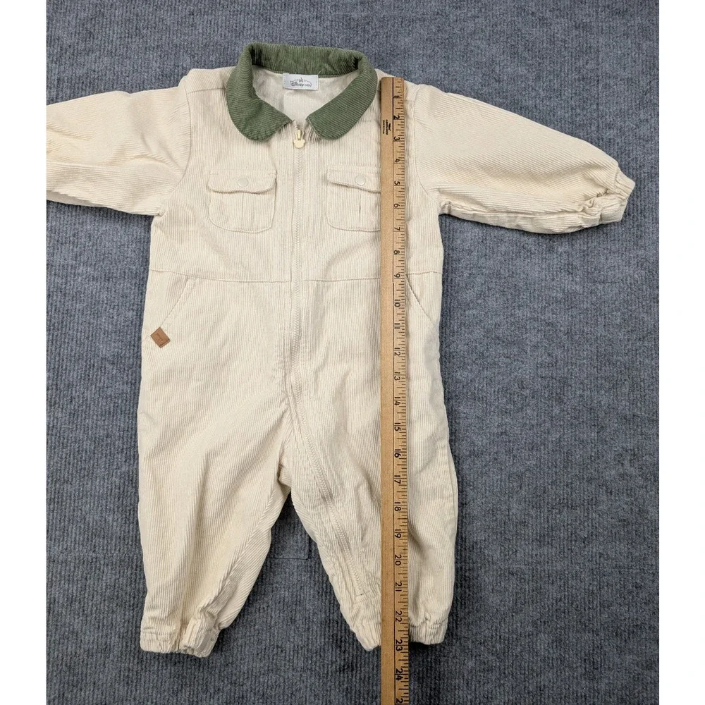 Disney Baby Simba Jumpsuit Baby 24M Corduroy 90s Kid Nostalgia Safari One Piece